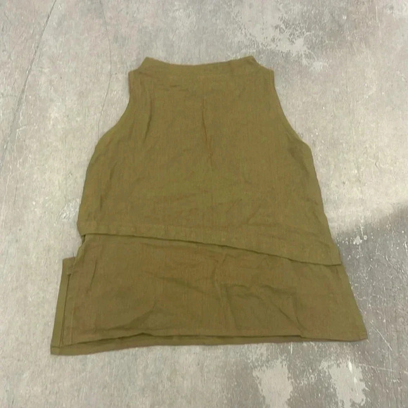 Kaliyana linen blend lagenlook artwear tunic with removable bottom - Picture 4 of 4